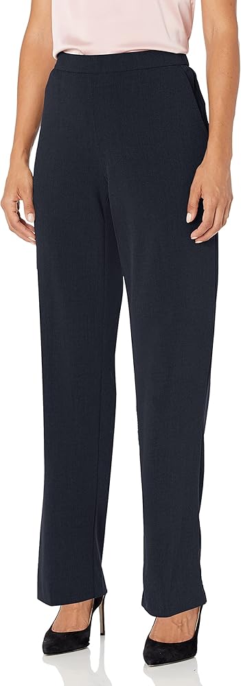 Briggs New York Women's Petite Pull on Dress Pant Average & Short Length