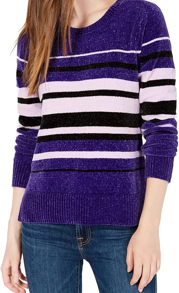 Maison Jules Womens Chenille Pullover Sweater