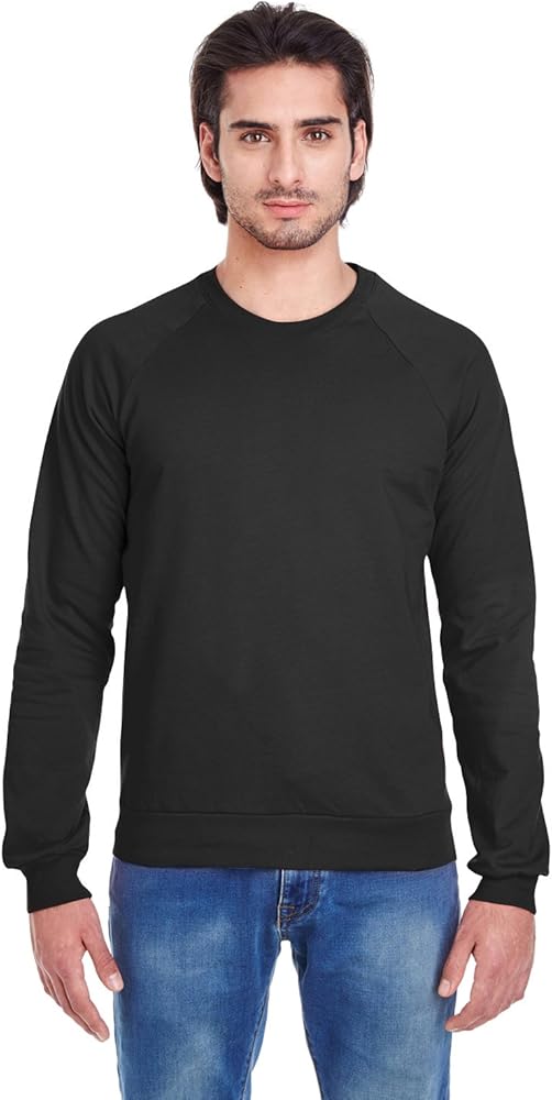 American Apparel Unisex California Fleece Long Sleeve Raglan