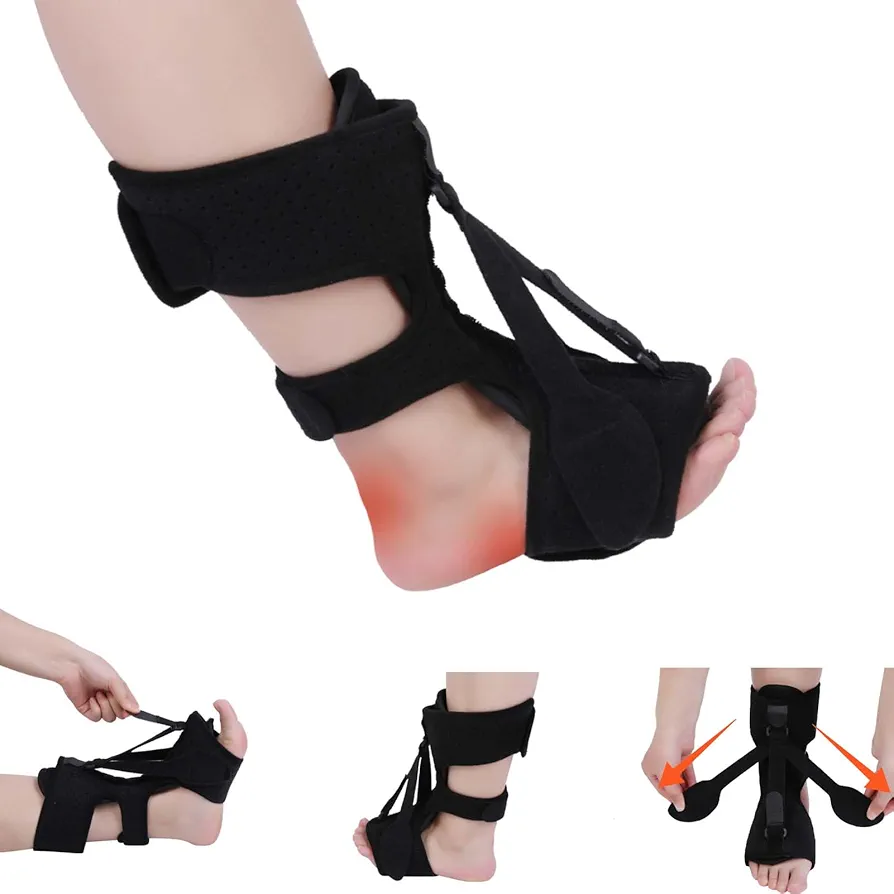 Plantar Fasciitis Relief, Night Splint for Plantar Fasciitis Women & Men, Plantar Fasciitis Brace, A Cure for Plantar Fasciitis, Tendonitis Foot Brace, Foot Splint, Night Sling, Support, 1PK