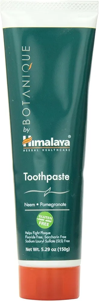 Himalaya Herbal Healthcare Neem & Pomegranate Toothpaste, Net Wt. 5.29 Ounce (Pack of 6)