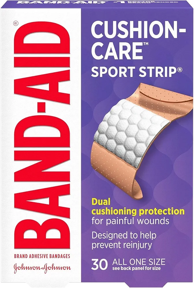 Special Pack of 6 BAND-AID Sport Strip Extra Wide 30 per Pack