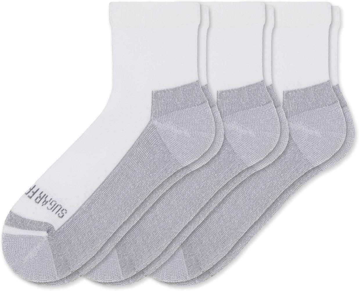 Active-Fit Cushioned Diabetic Ankle Socks 3 Pack