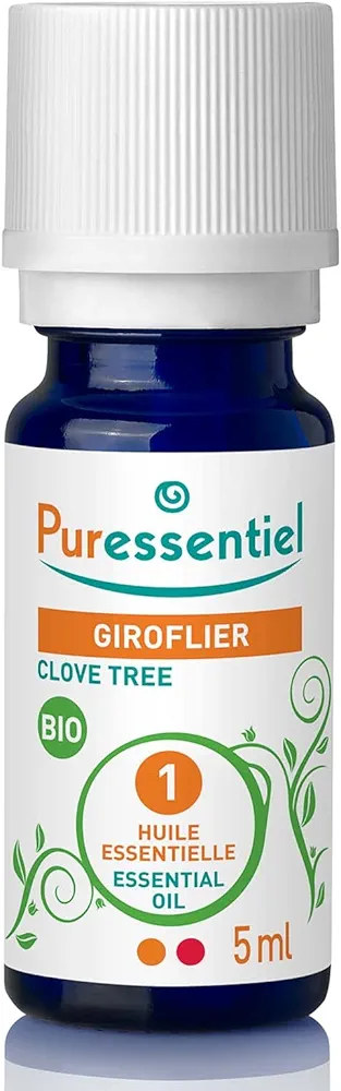 Organic Essential Oil - Clove Bud (Tree) by Puressentiel for Unisex - 0.17 oz Oil