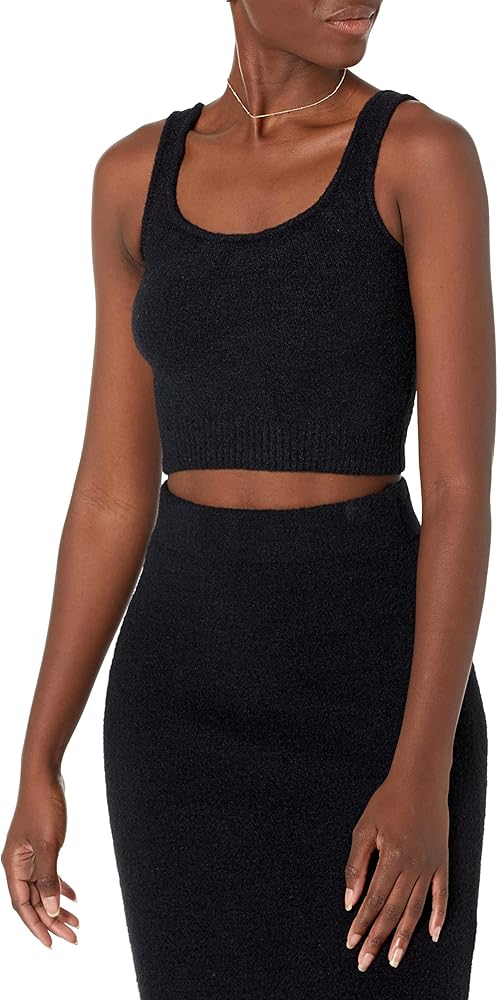 The Drop Women's Braylen Cozy Sweater Cropped Tank