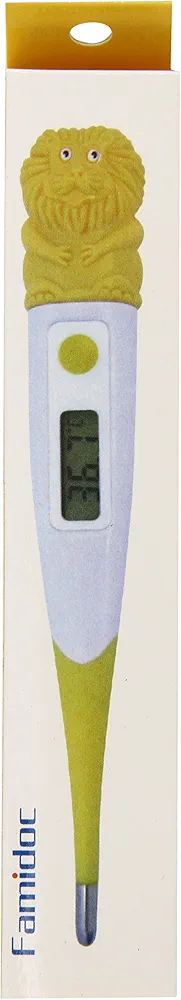 Zoo Animal Digital Pediatric Fever Thermometer for Children, Lion