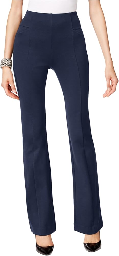 I-N-C Womens Bootcut Casual Trouser Pants