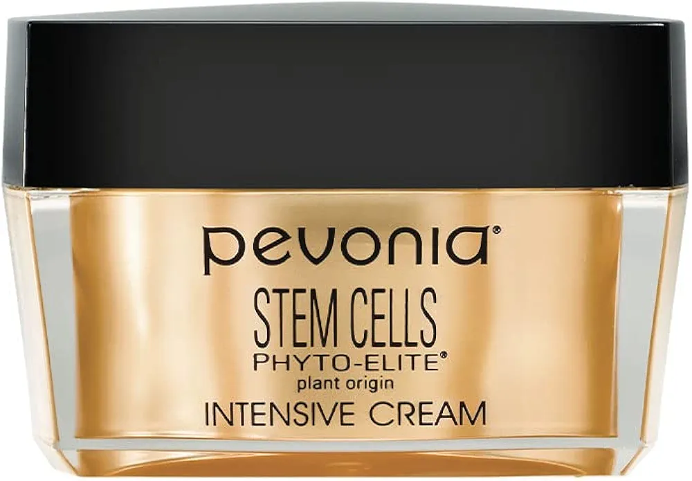 Pevonia Stem Cells Cream - Plant-Based Phyto-Elite Intensive Facial Cream - Stem Cell Skin Cream for Skin and Spa Therapy - Marine Collagen and Retinol Stem Cell Anti Aging Cream - 1.7 Oz Container