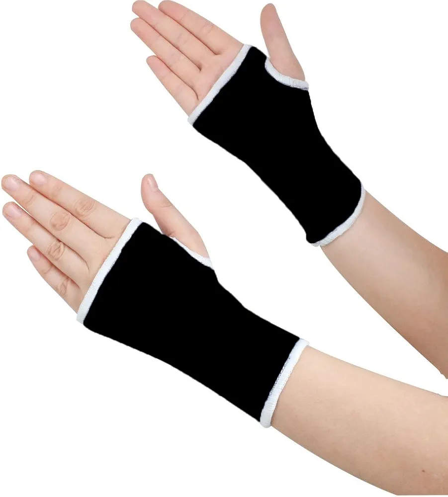 Pain Soothing Compression Hand Support Men, Black, Large, 2 Piece