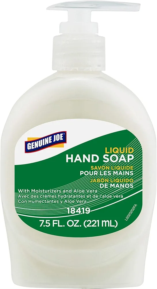 Genuine Joe Liquid Lotion Hand Soap, 7.5 fl oz