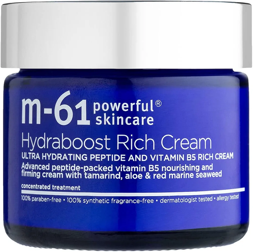 m-61 Hydraboost Rich Cream - Luxurious, ultra hydrating advanced rich cream with peptides, vitamin B5, tamarind, aloe & red marine seaweed.