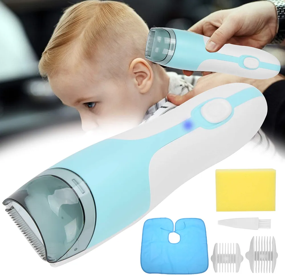 Baby Hair Clippers, Electric Hair Trimmer, Baby Haircut Machine, Waterproof Portable Hair Clippers & Accessories for Kids Baby Infants Men and Women