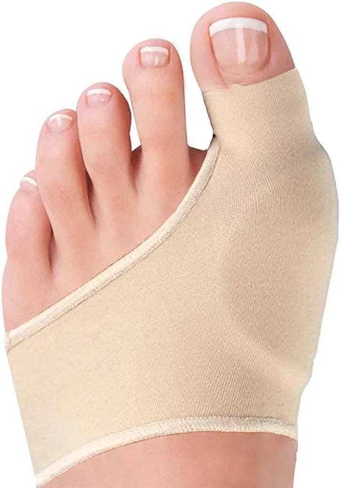 2 Bunion Relief Pads Sleeve - Bunion Splint Orthopedic Bunion Corrector Socks - Gel Pad Elastic Cushions Men and Women (1 Pair)