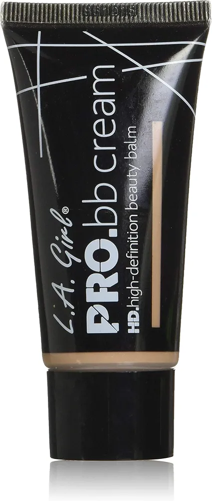 L.A. Girl Pro BB Cream HD Beauty Balm, Light/Medium, 1 fl. Oz