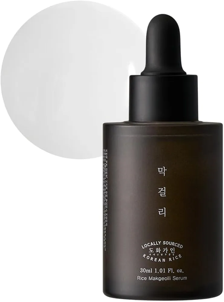 Rice Makgeolli Serum | Made with Domestically Sourced Korean Rice | 30 ml (1.01 Fl Oz) | Korean Skin Care