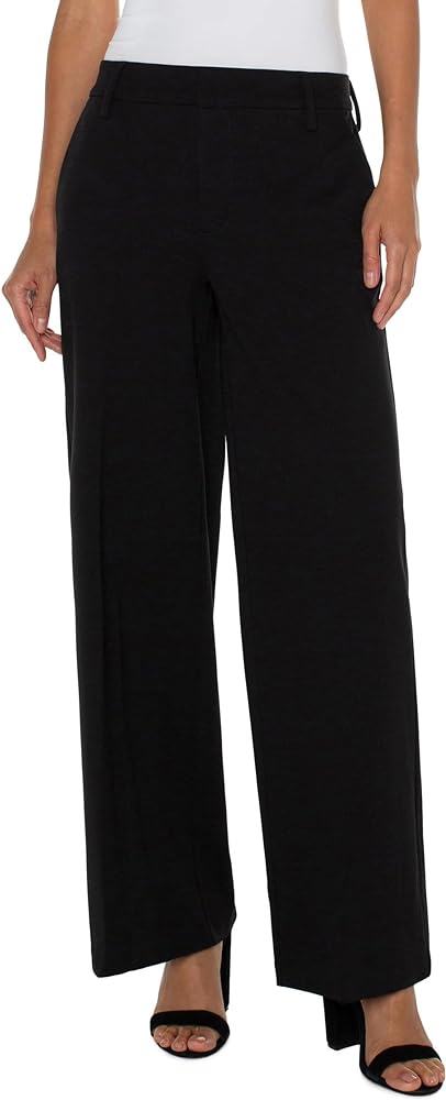 Liverpool Women's Kelsey Wide Leg Trouser Ponte Pant