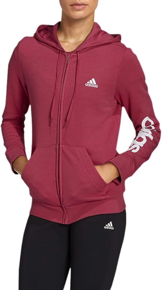 adidas Women's Essentials Logo Full-Zip Hoodie