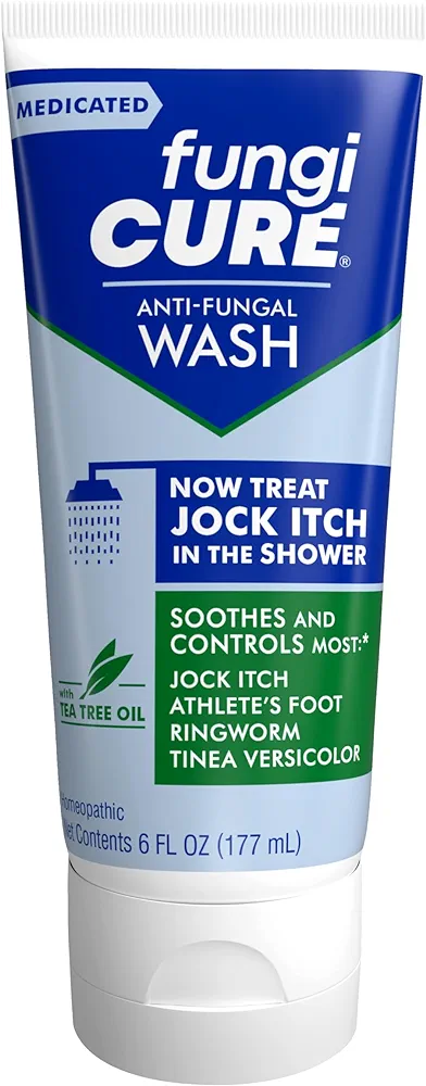 FUNGICURE Medicated Anti-Fungal Jock Itch Wash, 6 Fl Oz