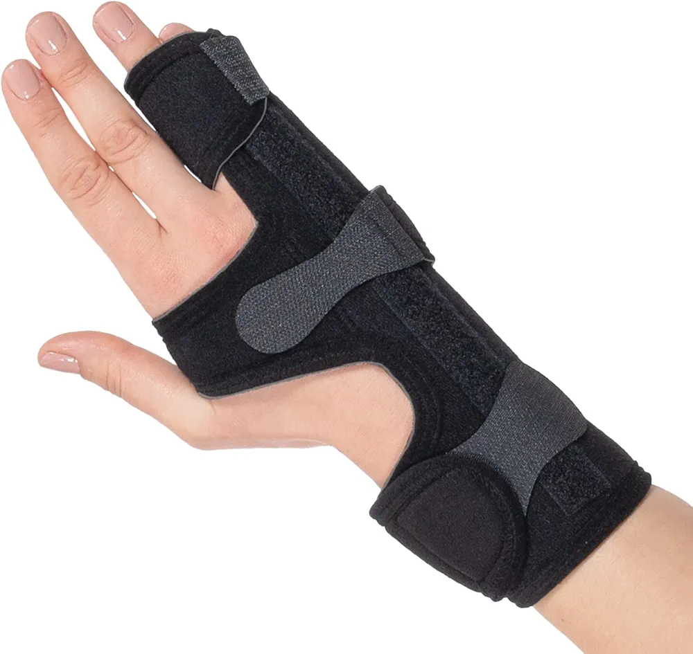 Pucka Boxer Fracture 4th-5th Finger Splint With Shapeable & Adjustable Support–Left & Right Option (One Size, For Left Hand)