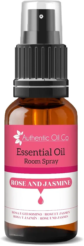 Rose and Jasmine Essential Oil Room Spray Mist Fragrance Freshener With Natural Essential oils (10ml)