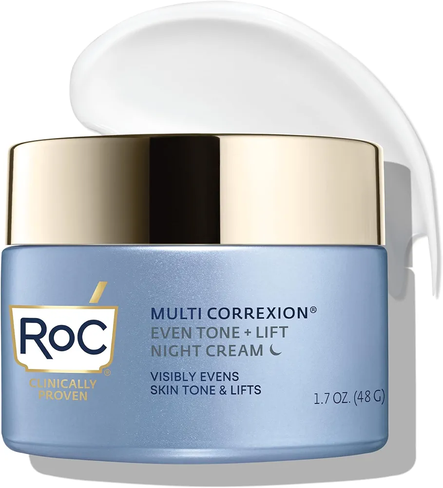 RoC Multi Correxion 5 in 1 Restoring/Anti Aging Facial Night Cream with Hexinol, 1.7 Ounces (Packaging May Vary)