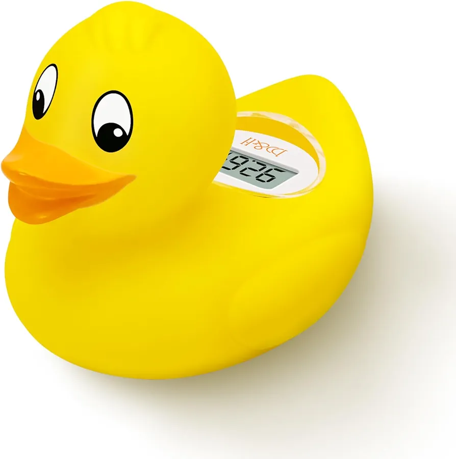 b&h Digital Duckling Baby Bath Thermometer, Infant Safe Floating Water Temperature Thermometer and Baby Bath Time Toy – Easy to Read Display | BPA-Free