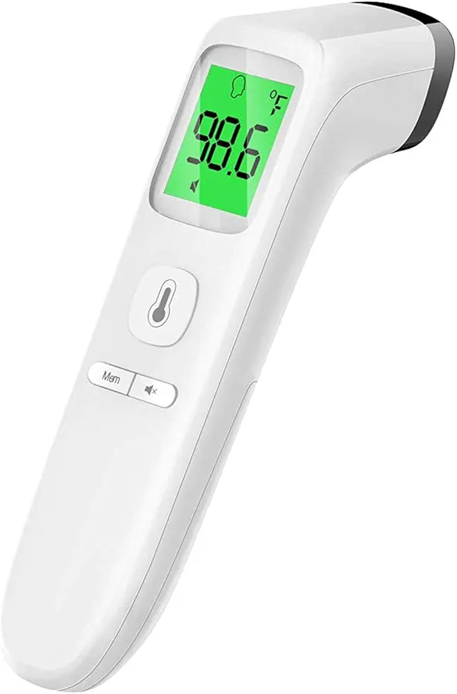 Thermometer for Adults, No-Touch Baby Thermometer, Infrared Digital Thermometer for Kids, Accurate Reading with Large LCD Screen, Fever Alarm