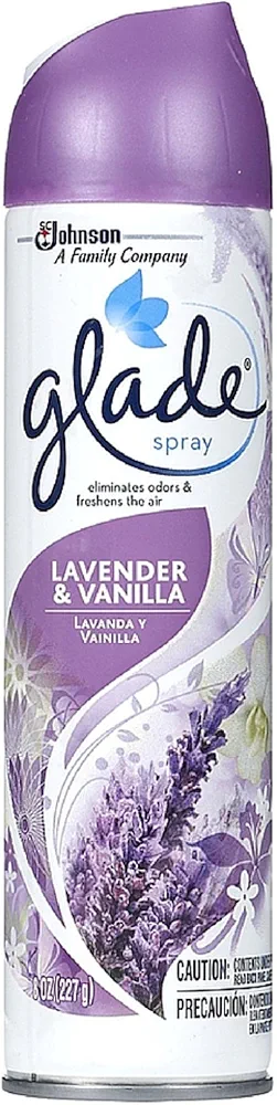 GLADE Aerosol Air Freshener, Lavender & Vanilla 8 oz (Pack of 5)