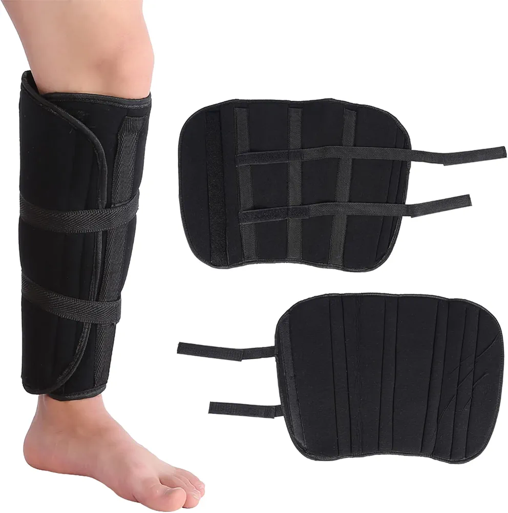 Shank Calf Support Night Splint, Shank Calf Support Brace Medical Strap Tibia and Fibula Fracture Orthosis External Fixation