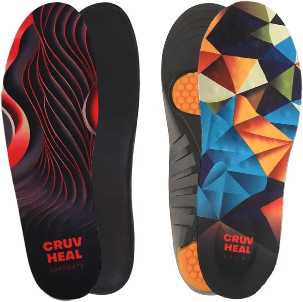 Cruvheal High Arch and Sport Insoles