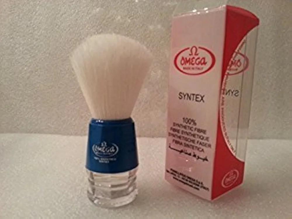 Omega Shaving Brush # 90018 Syntex 100% Synthetic - 4 Colors